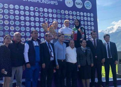 مدال تاریخی بانوی رکابزن ایران در قهرمانی آسیا ، یزدانی برنز گرفت