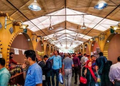 خوردنی های خوشمزه و خوش رنگ از سراسر ایران در بازارچه سرای باب همایون
