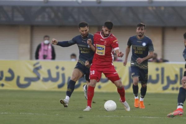 گل گهر 1 ، پرسپولیس 1؛ توقف سرخپوشان در سیرجان