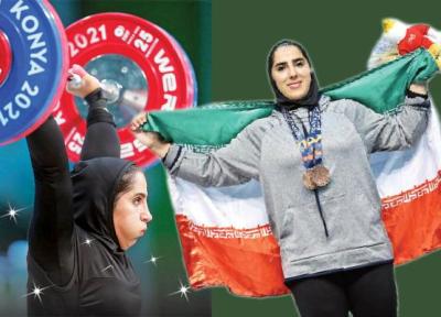 دارنده اولین طلای تاریخ وزنه برداری زنان قول داد ، دختر تاریخ ساز ایران؛ شانس سکوی آسیا